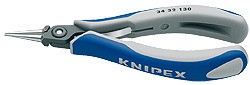 KNIPEX 34 32 130 Praezisions-Elektronikgreifzange rund