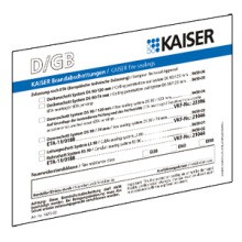 KAISER 9473-91 Schott-Kennzeichnungsschild